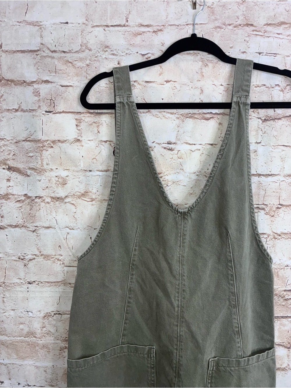 Free People We The Free High Roller Jumpsuit Utility Overall in Green Size XS - Picture 5 of 10
